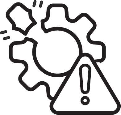 Manufacturing quality escape icon representing defects reaching the customer.