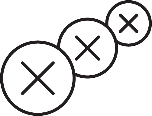 Manufacturing recurring problem icon representing the same issues returning repeatedly.